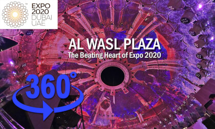 Al Wasl Plaza | The Beating Heart of Expo 2020 | 360 Video Al Wasl Plaza | The Beating Heart of Expo 2020 | 360 Video