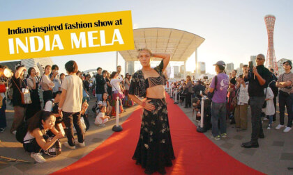 Indian-Inspired Fashion show at India Mela, Kobe Japan