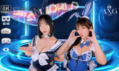 [8K 3DMR] Bunny Cosplay Whistle Dance | Passthrough for Quest MR | Be Original