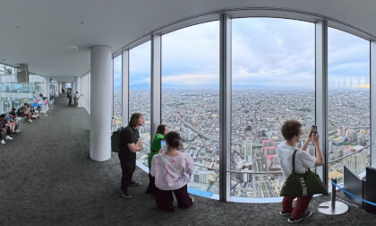 Osaka Harukas 300 - 8K 360° VR video