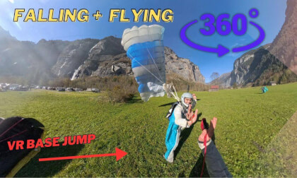 Lauterbrunnen Tracking Run — 2100ft Drop (360° VR)