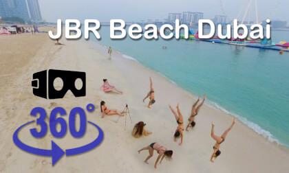 Walking at the Beach | JBR Beach Dubai | 360 Video VR Video Walking at the Beach | JBR Beach Dubai | 360 Video VR