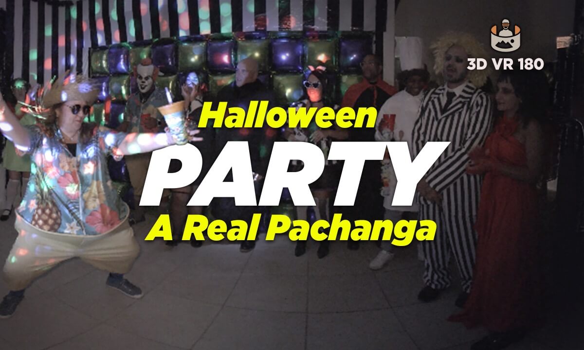 Halloween Party: A Real Pachanga in 3D 180° VR | Immersive Costume Night Experience