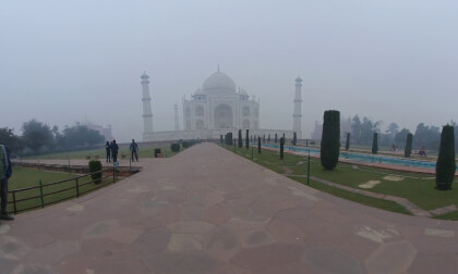 Taj Mahal - a view from the courtyard in VR180 VR Video Taj Mahal - a view from the courtyard in VR180 VR