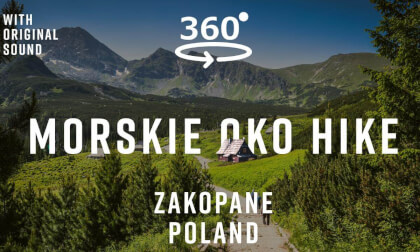 Morskie Oko Hiking Trail – Zakopane, Poland 🇵🇱 | 360° Walk to the Lake | Original Sound