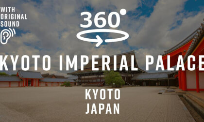 Kyoto Imperial Palace 🇯🇵 Japan | 360° Walking Tour | Original Sound
