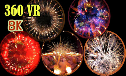 Fireworks VR: A 360-degree experience surrounded by fireworks in another dimension