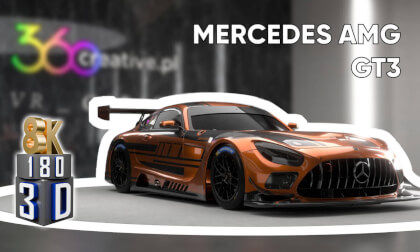 Mercedes AMG GT3 in VR Garage - 8K 3D 180° | Feel the Power of AMG Mercedes AMG GT3 in VR Garage - 8K 3D 180° | Feel the Power of AMG