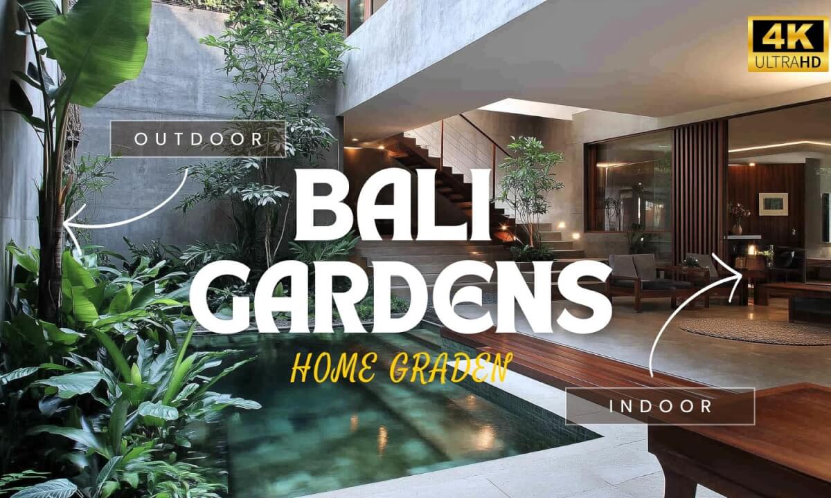 Amazing Bali Garden Design in 4K VR | Tropical and Serene Outdoor Inspirations for Every Home