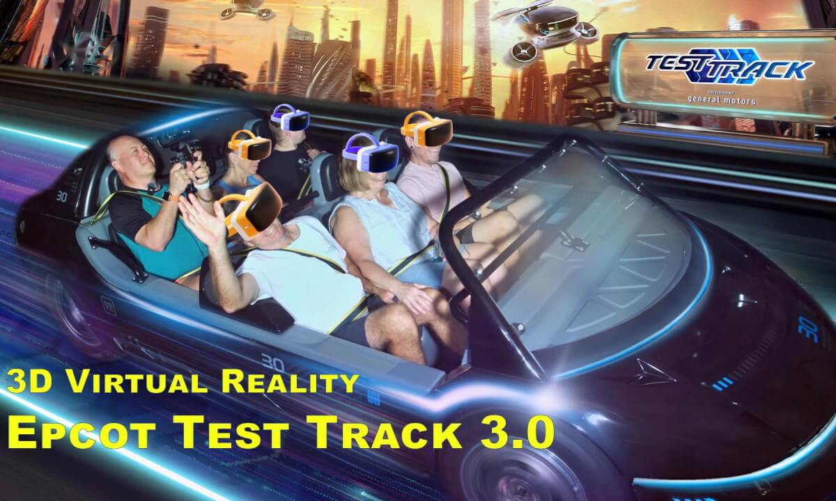 Disney In VR : Test Track V3 at Disney's Epcot