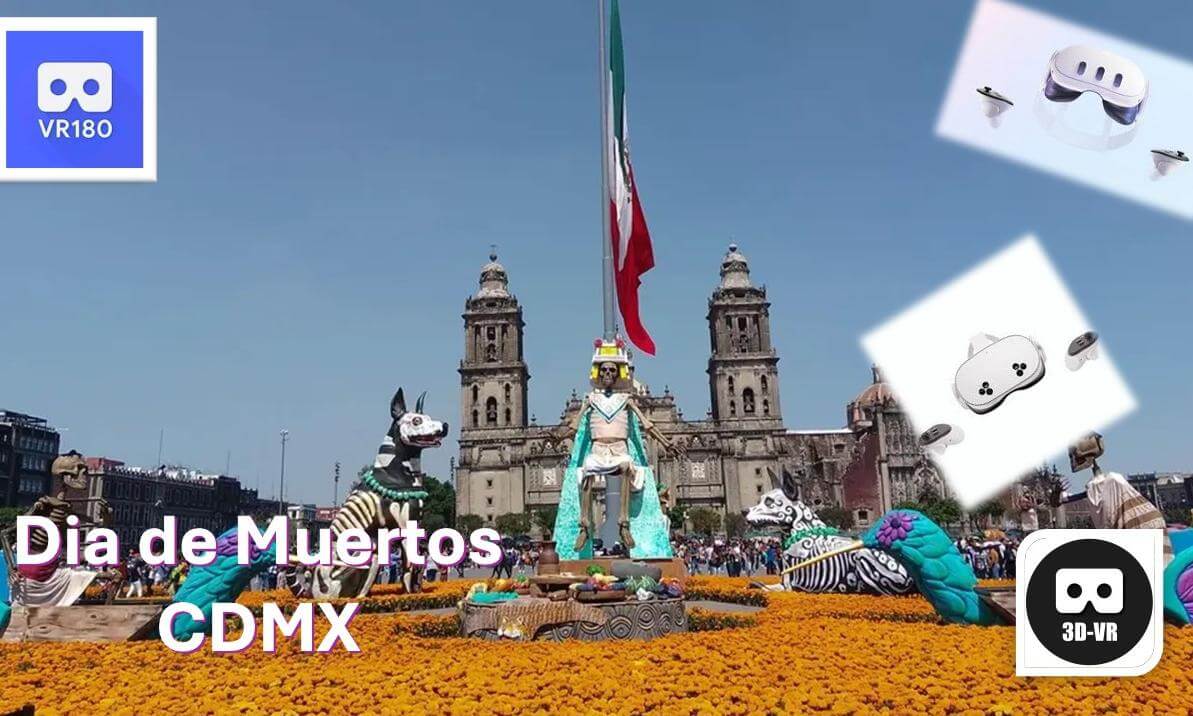 3D Dia de Muertos CDMX Mexico #3D #SBS