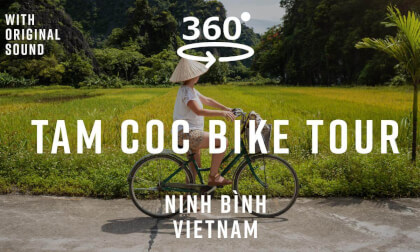 Tam Coc Bike Tour – Ninh Bình, Vietnam 🇻🇳 | 360° Cycling Tour | Original Sound