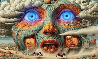 Fantasy Pumpkin Head Houses