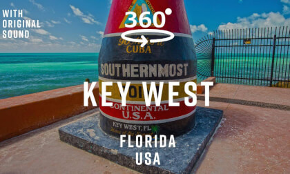 Key West – Florida, USA 🇺🇸 | 360° Walking Tour | Original Sound