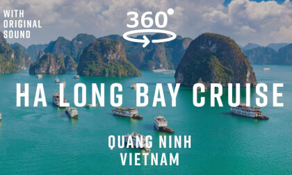 Hạ Long Bay Cruise – Quảng Ninh, Vietnam 🇻🇳 | 360° Boat Tour | Original Sound
