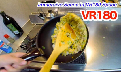 [VR180] 3D Fried Rice Cooking Experience – 3D Video in VR180 Format