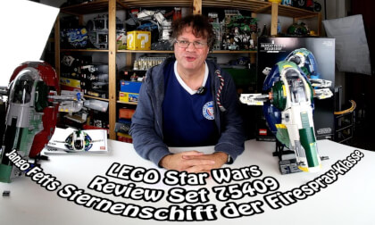 Review LEGO Jango Fetts Sternenschiff der Firespray-Klasse (Star Wars Set 75409) - VR180 3D