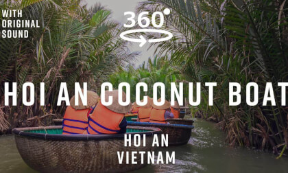 Hoi An Coconut Boat Tour – Hoi An, Vietnam 🇻🇳 | 360° Basket Boat Ride | Original Sound