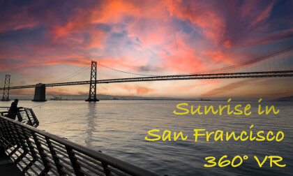 Sunrise in San Francisco - 360° Timelapse VR Video Sunrise in San Francisco - 360° Timelapse VR
