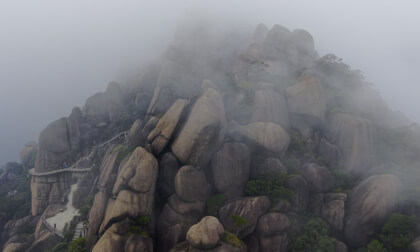 江西灵山  航拍8K 云雾仙山
