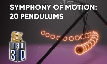 Symphony of Motion | Hypnotic Physics in 180° 3D 8K VR