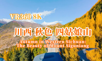 【VR360 8K】川西-秋色-彩林-四姑娘山