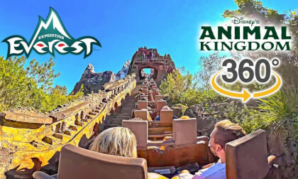 VR360 Expedition Everest Roller Coaster On Ride POV Disney's Animal Kingdom 2025 10 13