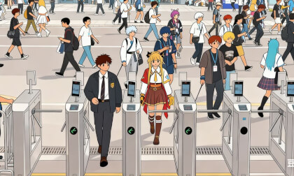 The cosplayers' entrance at CP2025