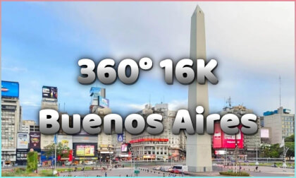 360° 16K Buenos Aires | ブエノスアイレス | 부에노스아이레스 | 布宜諾斯艾利斯