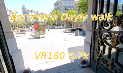 Barcelona daily walk