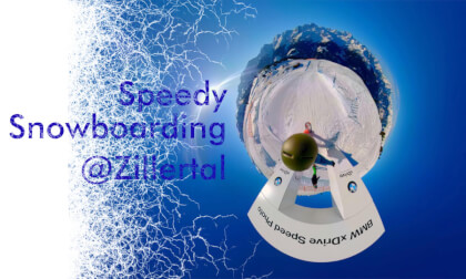 Speedy snowboarding at the Zillertal Arena VR Video Speedy snowboarding at the Zillertal Arena VR