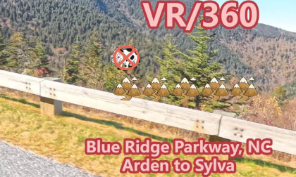 Blue Ridge Parkway from Arden to Sylva NC