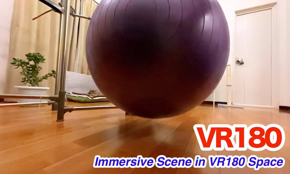 [VR180] Rolling Exercise Ball Up Close – Depth & Motion Experience / 3D ...
