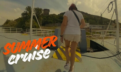 We took a summer boat trip to the historic coronation town of Visegrád in Hungary.