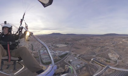 Sunset Paramotor Flight over Pinoso