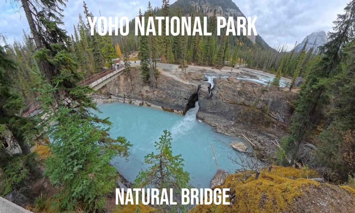 Natural Bridge in Yoho National Park (8k, 360)