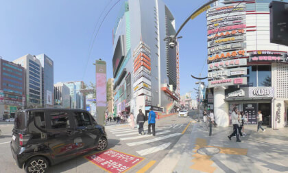 [8K VR180] Gangnam Station, Seoul, South Korea