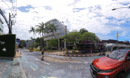 Novotel-Patong, walking in Phuket, Thailand