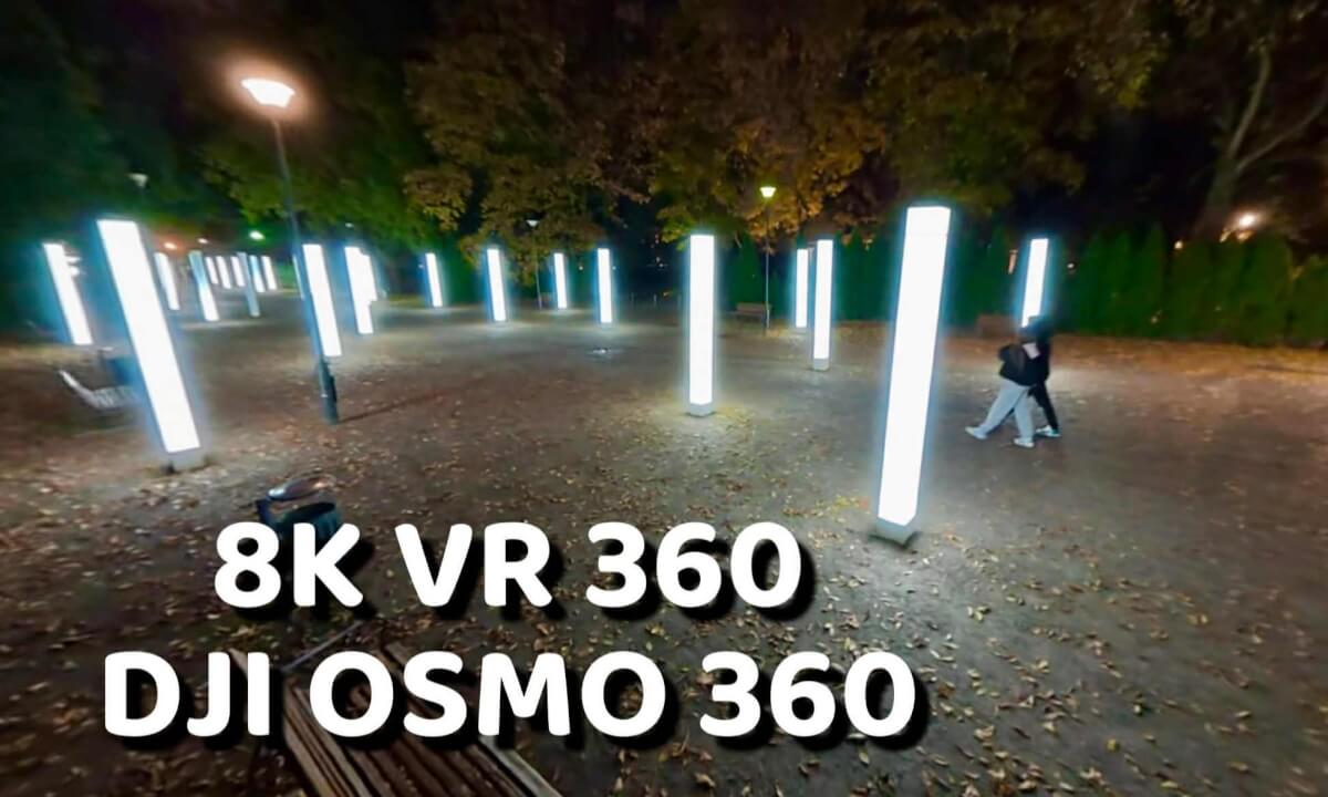 8K VR 360° Warsaw Uprising Cemetery Night Walk 🕯️ Magic Pillars of Memory