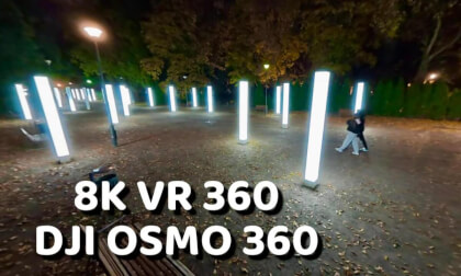 8K VR 360° Warsaw Uprising Cemetery Night Walk 🕯️ Magic Pillars of Memory