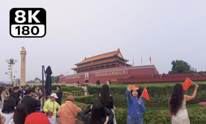 An immersive experience of Tiananmen in Beijing