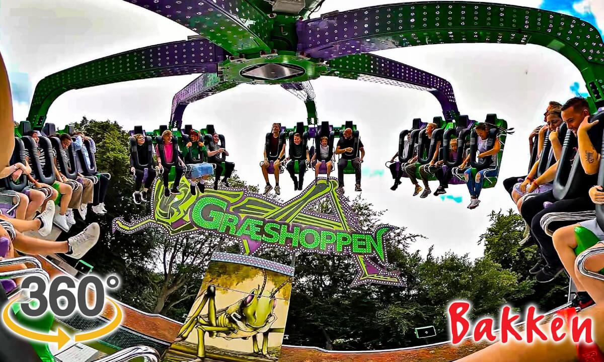 VR 360 Græshoppen On Ride POV Bakken 2023 08 05