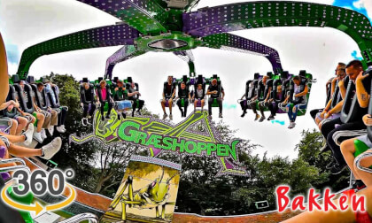 VR 360 Græshoppen On Ride POV Bakken 2023 08 05
