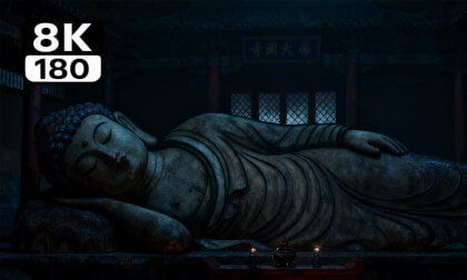 Immersive viewing of the Western Xia National Temple and China's largest indoor clay reclining Buddha