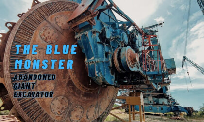Inside the Blue Monster – Abandoned Giant Excavator