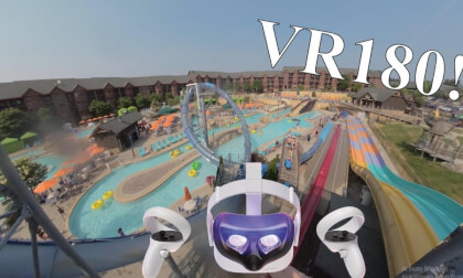 Waterslide climb Wisconsin Dells! VR Video Waterslide climb Wisconsin Dells! VR