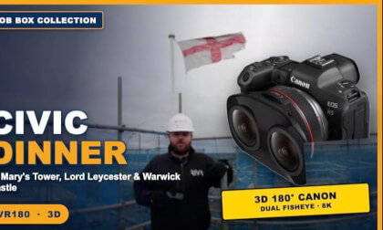 Warwick VR180: The Mayor's Civic Dinner Film — St Mary's Tower, the Lord Leycester & Warwick Castle