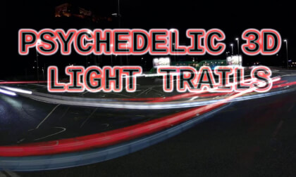 Experience Cars' 3D Light Trails