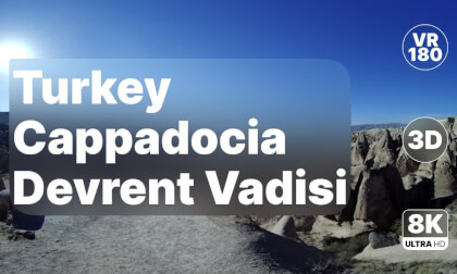 Turkey Cappadocia - Imagination Valley Walk 8K 180 3D