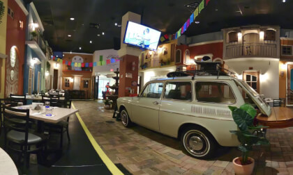 Campeones Restaurant in Aruba in 180VR 8K